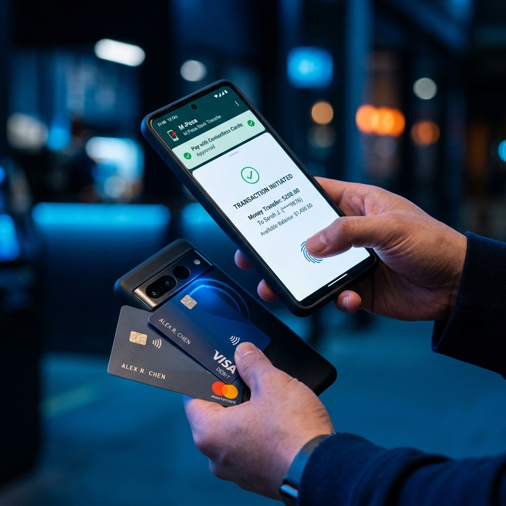 Fintech pay mobile money visa mastercard